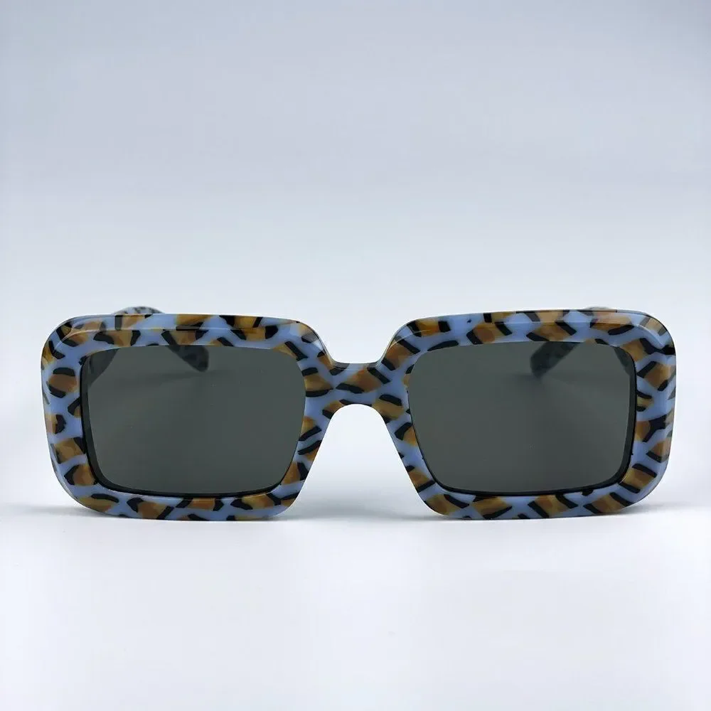 SALE! NEW Saint Laurent SL534 SUNRISE 008 Violet Rectangle Unisex Sunglasses